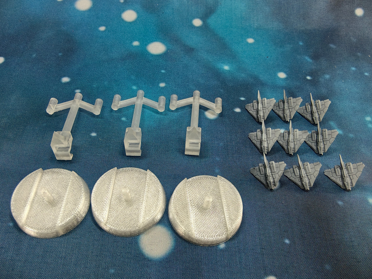 UNSC Longsword C-709 Fighter squadron (9pcs) – Compatible with Halo Fleet Armada