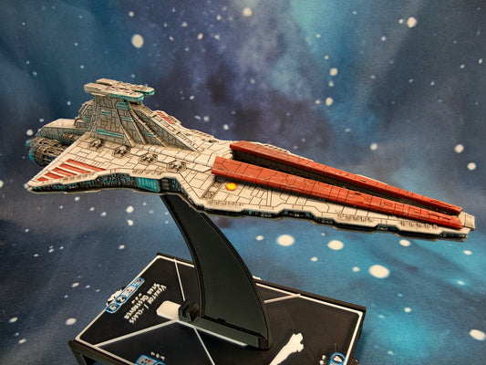 Republic Venator Class Star Destroyer – Length:166mm – 3D printed Armada model