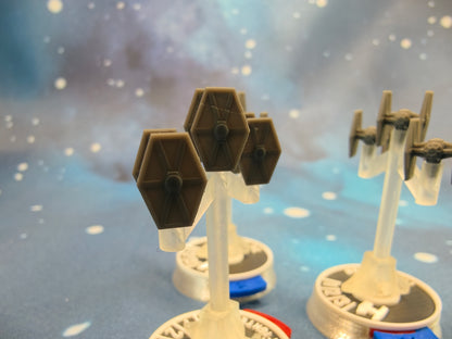 Imperial TIE Fighter Squadron (9pcs) - Compatible with Armada scale games