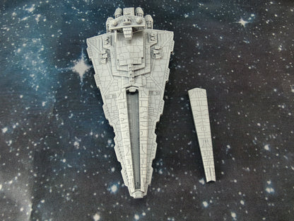 Venator Star Destroyer Imperial 2nd refit – Length:166mm- 3D printed Armada Nexus/Legacy Upgrade