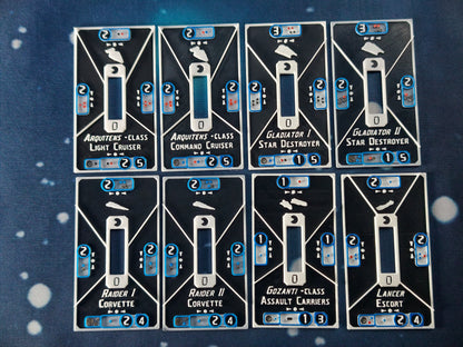 Imperial ship Base tokens – Compatible with Armada Scale games