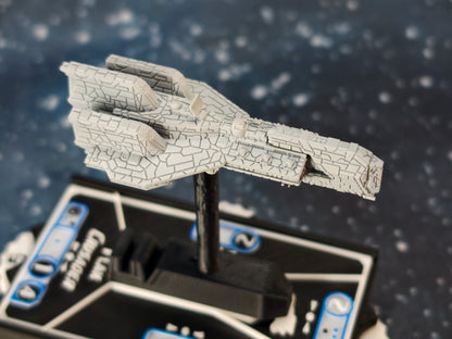 Zann Consortium - Crusader Corvette – Length:59mm - 3D printed Armada Nexus/Legacy Upgrade