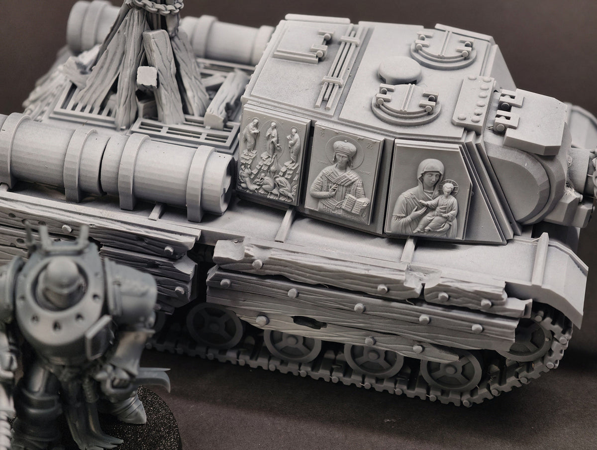 Trench Tank S-ISU – 28mm/32mm Wargaming Terrain
