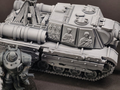 Trench Tank S-ISU – 28mm/32mm Wargaming Terrain