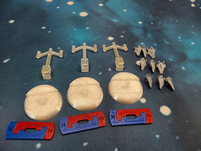 Rebel A-Wing Squadron – 9pcs - Compatible with Armada scale games