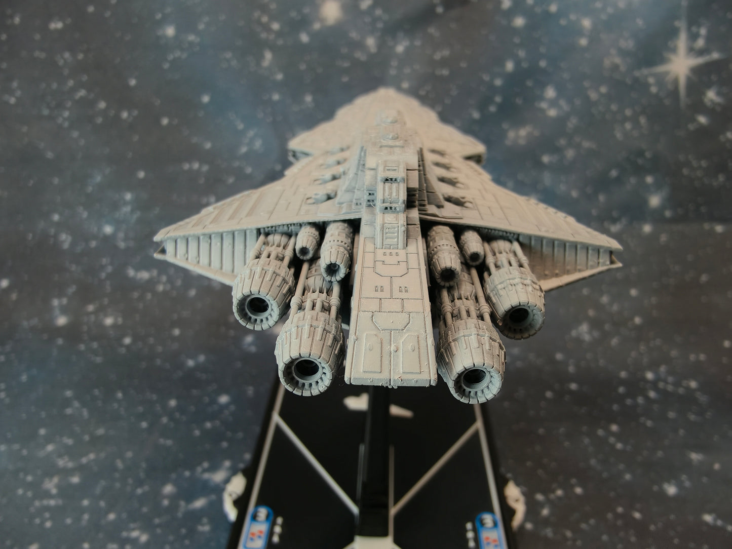 Venator Star Destroyer Pirate refit – Length:166mm- 3D printed Armada Nexus/Legacy Upgrade