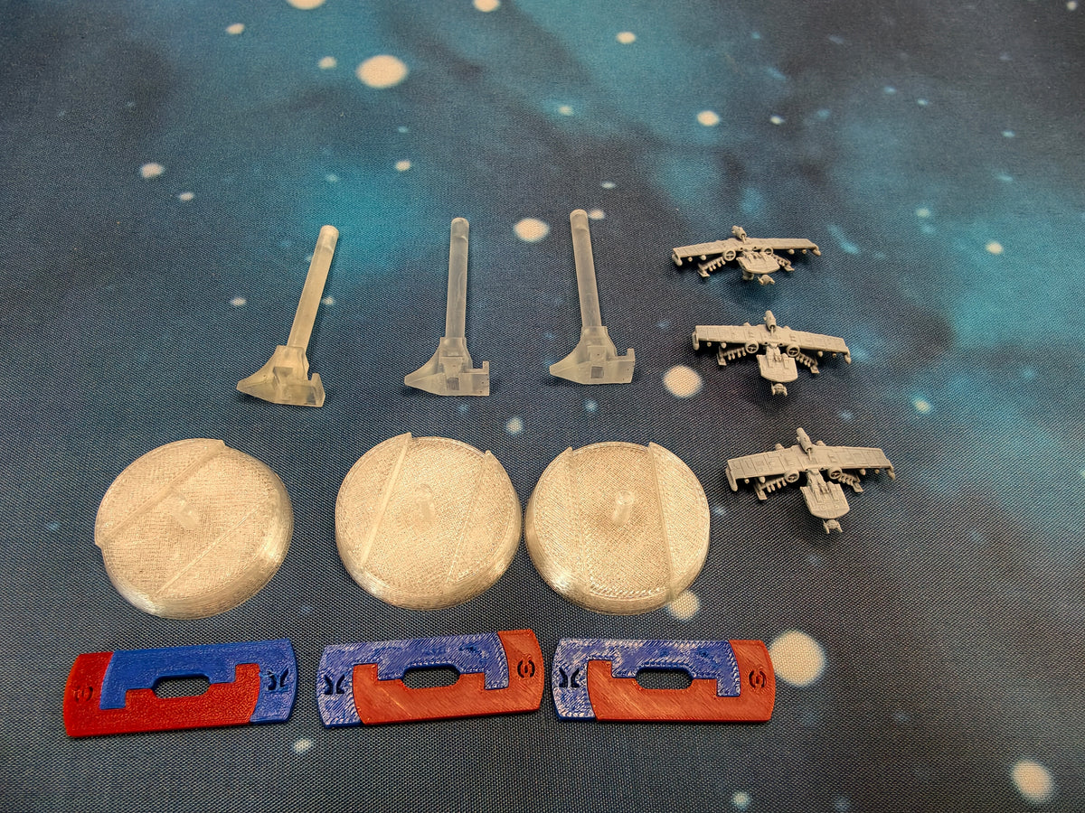 Republic K-Wing Squadron – 3pcs - Compatible with Armada scale games