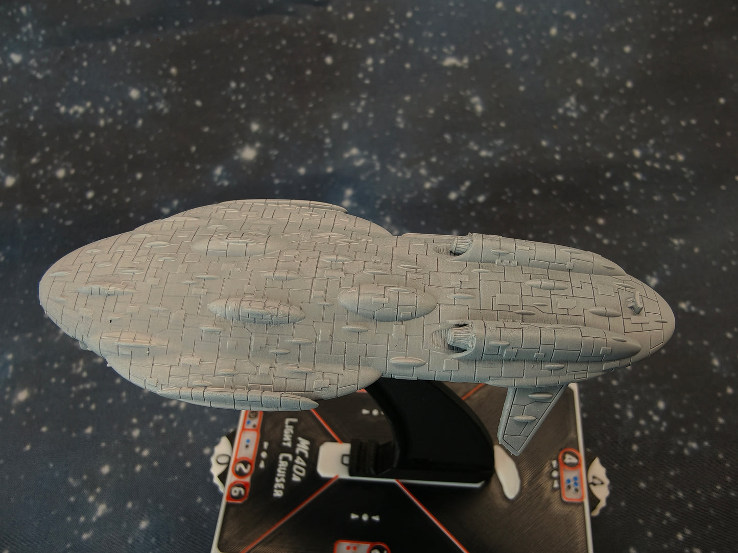 Rebel MC40a "Winged" Light Frigate – Length:105mm - 3D printed Armada Nexus/Legacy Upgrade