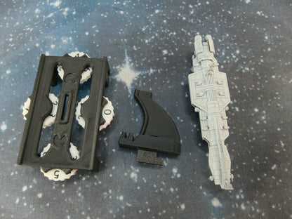 Republic Judical "War" Cruiser – Length:101mm - 3D printed Armada Nexus/Legacy Upgrade