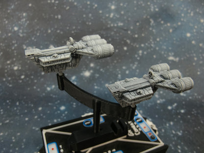 CR-20 Troop Transport – Length:38mm - 2pcs - 3D printed Starship
