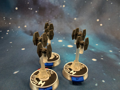 Imperial TIE Fighter Squadron (9pcs) - Compatible with Armada scale games