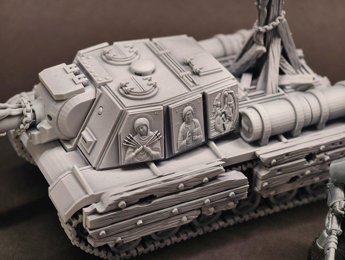 Trench Tank S-ISU – 28mm/32mm Wargaming Terrain