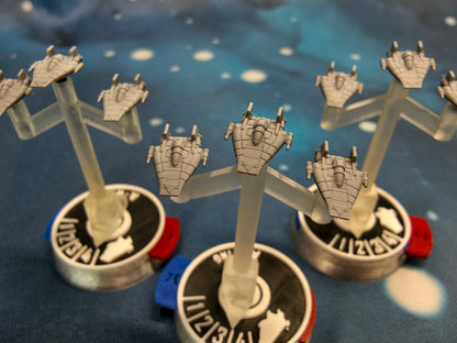 Rebel A-Wing Squadron – 9pcs - Compatible with Armada scale games