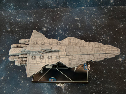 Venator Star Destroyer Pirate refit – Length:166mm- 3D printed Armada Nexus/Legacy Upgrade