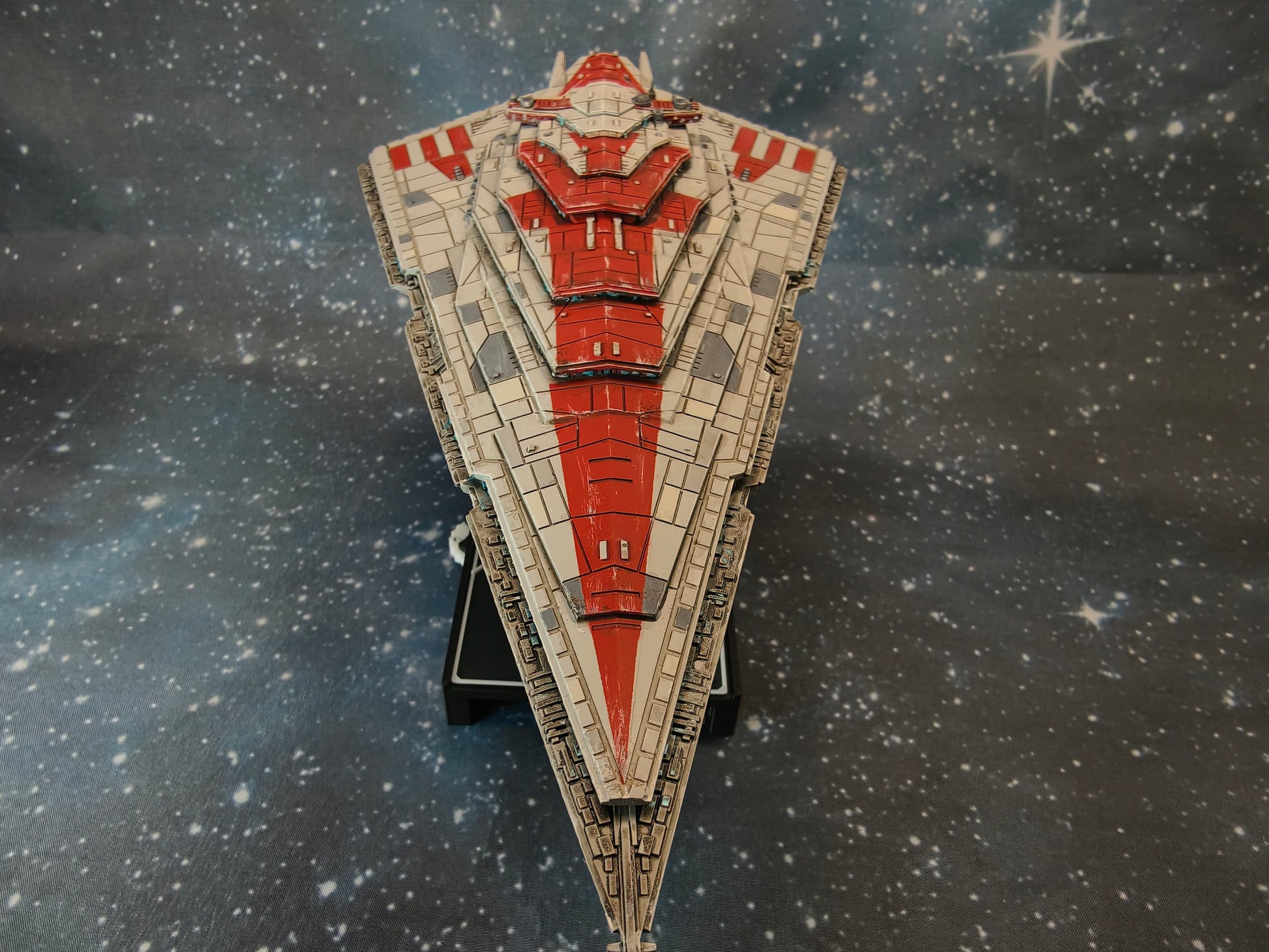 Resurgent-Class Star Destroyer resin miniature front view