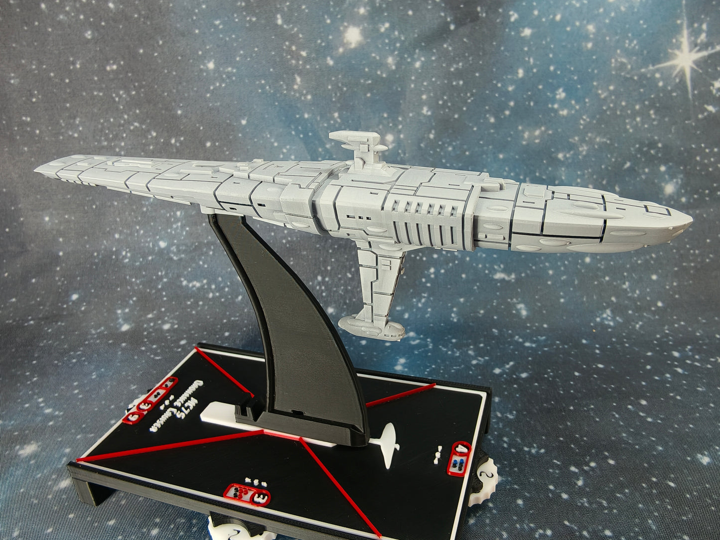 Rebel MC75 Profundity Cruiser – Length:189mm - 3D printed Armada Nexus/Legacy Upgrade
