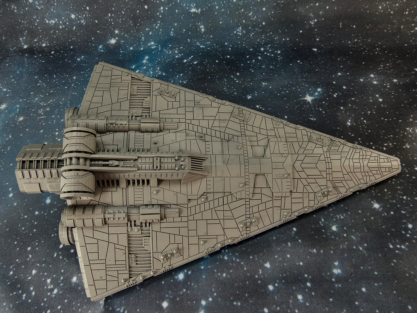 Praetor Mark 1 Battlecruiser – Length:287mm - 3D printed Armada Nexus/Legacy Upgrade