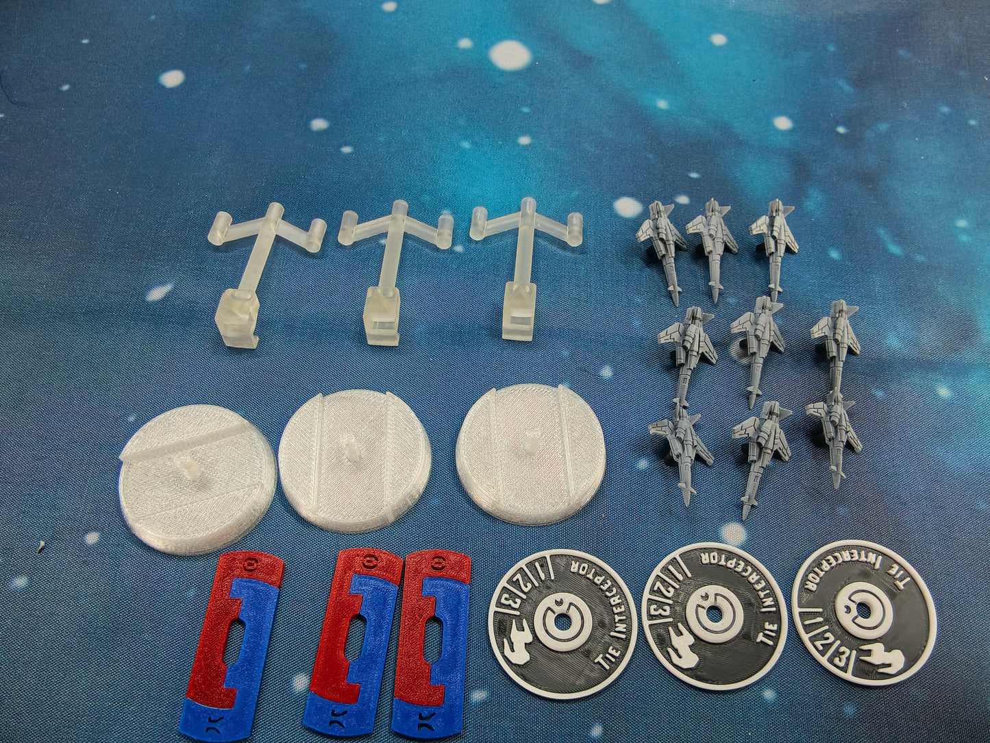 UNSC F-29 Nandao Interceptor Squadron (9pcs) – Compatible with Halo Armada