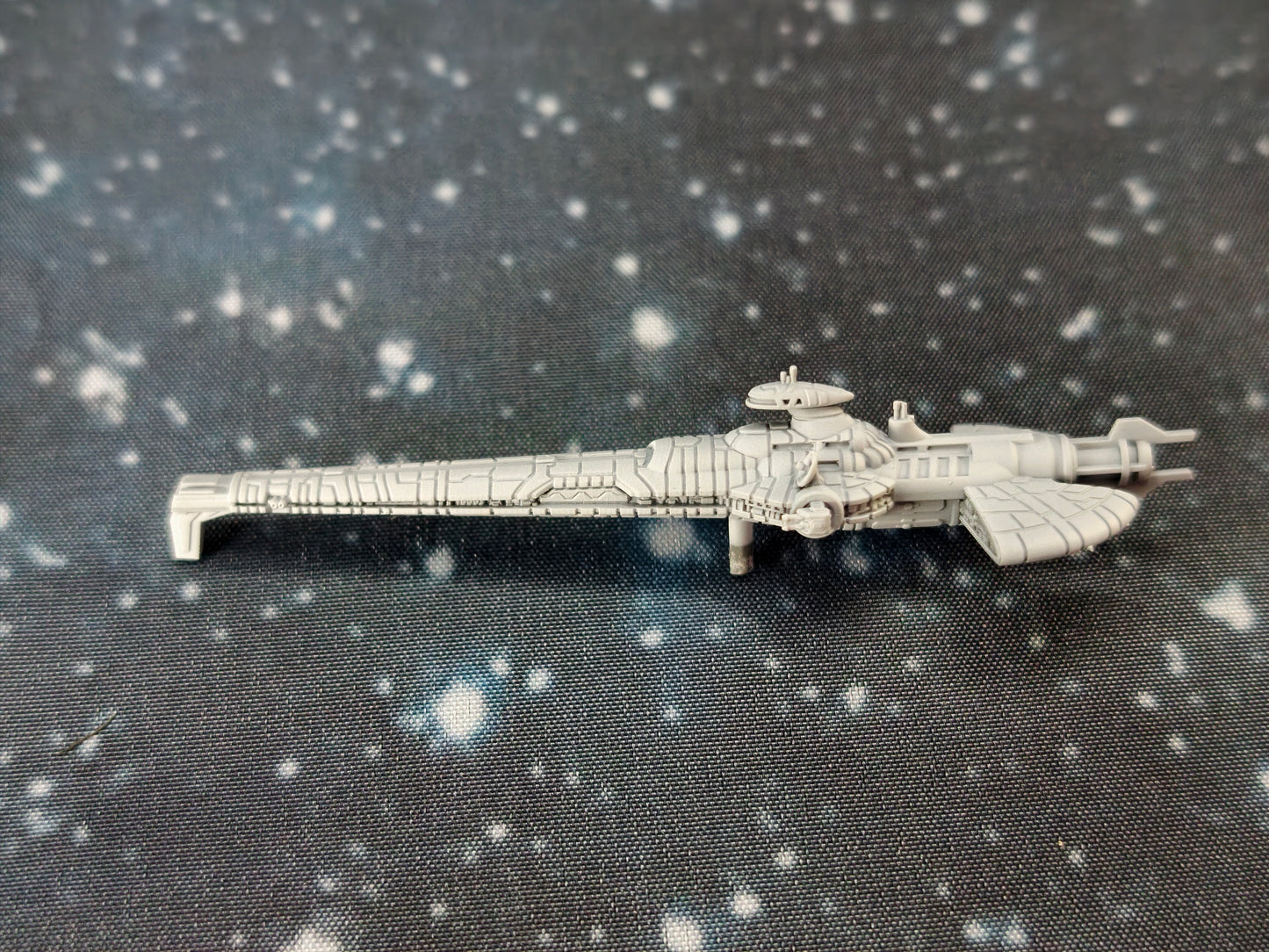 CIS Geonosian "Pinnace" Corvette – Length:85mm - 3D printed Armada Nexus/Legacy Upgrade