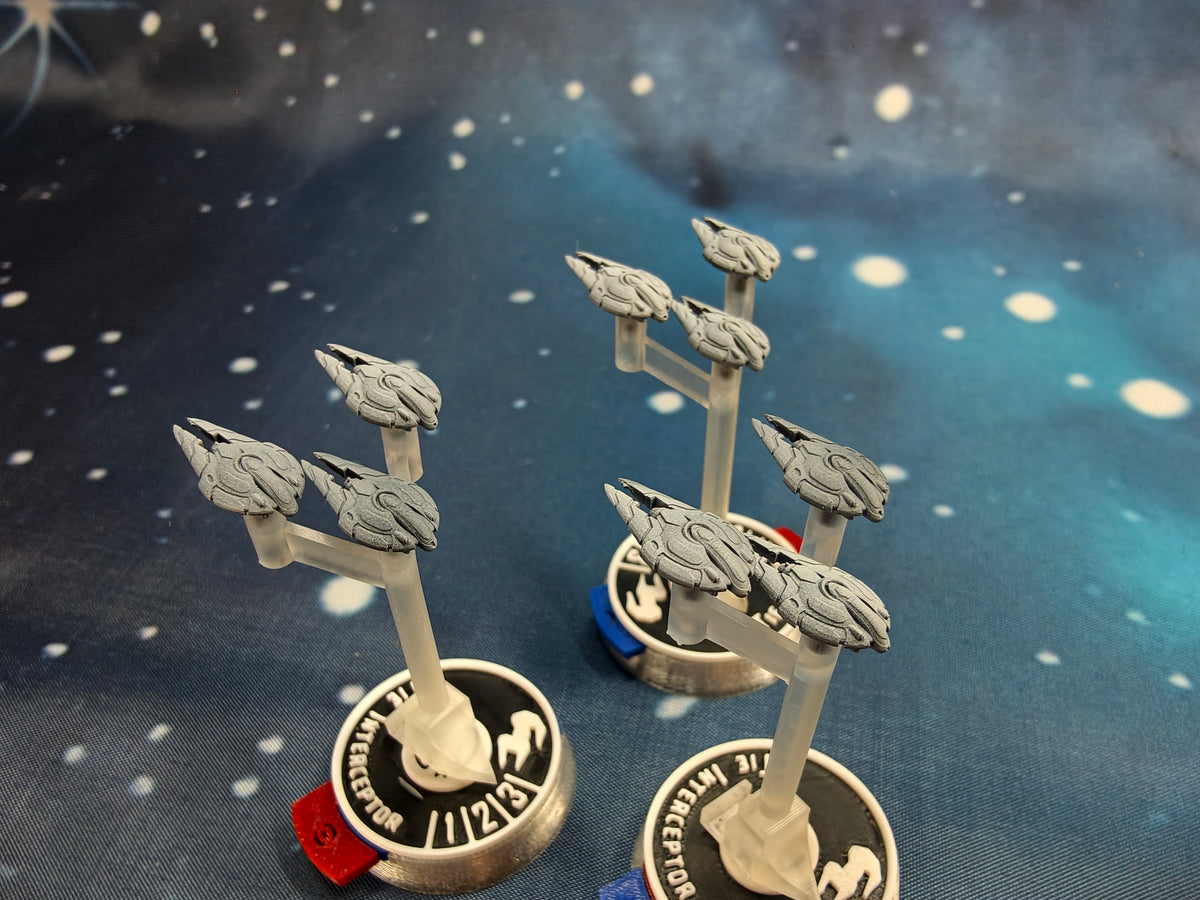 Covenant Seraph class Fighter squadron (9pcs) – Compatible with Halo Armada