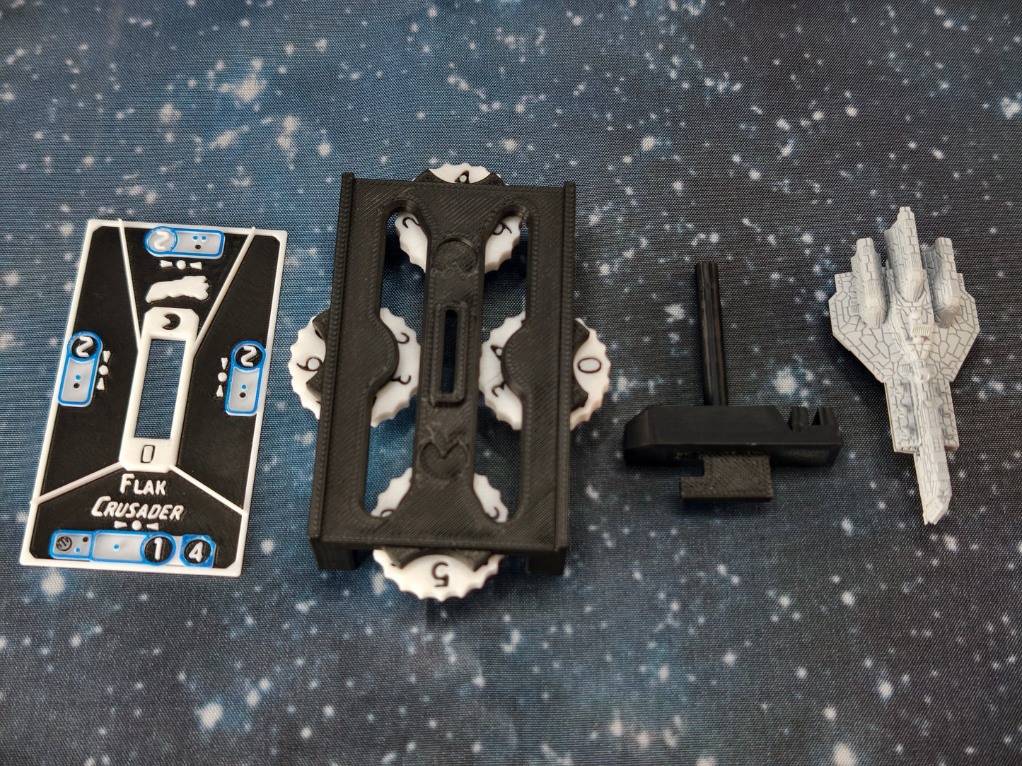 Zann Consortium - Crusader Corvette – Length:59mm - 3D printed Armada Nexus/Legacy Upgrade