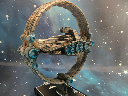 Damaged Chimaera Star Destroyer (204mm)  – Compatible with Star Wars Armada Scale games