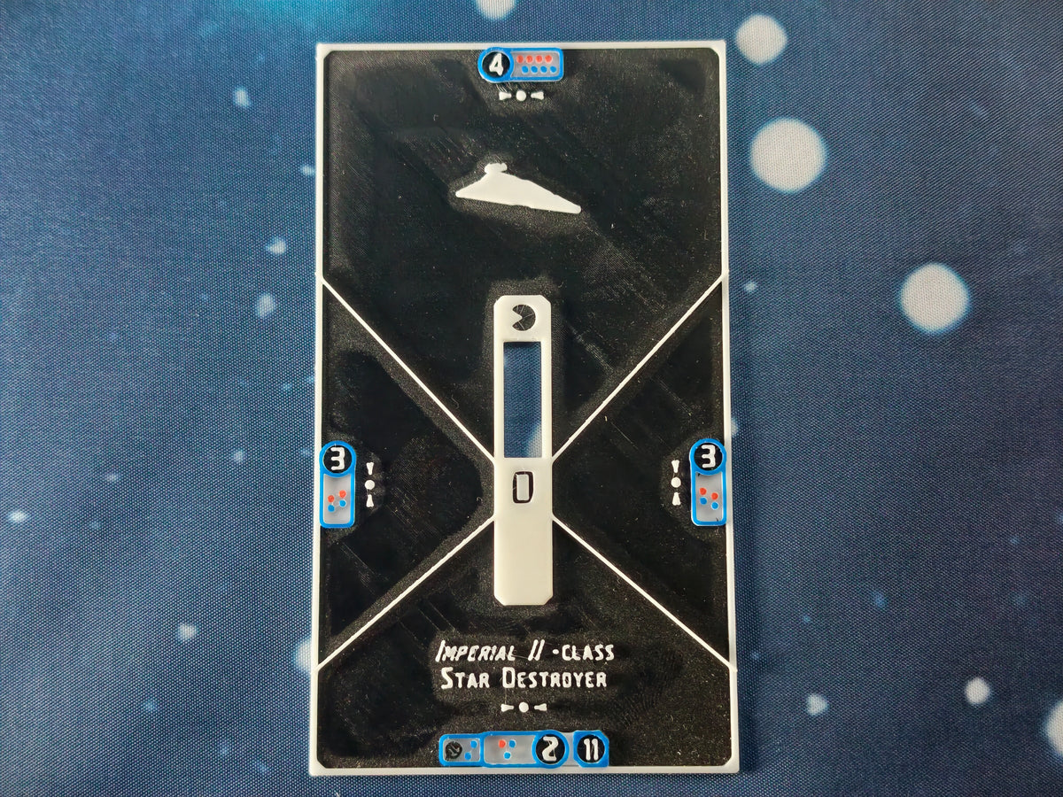 Imperial ship Base tokens – Compatible with Armada Scale games