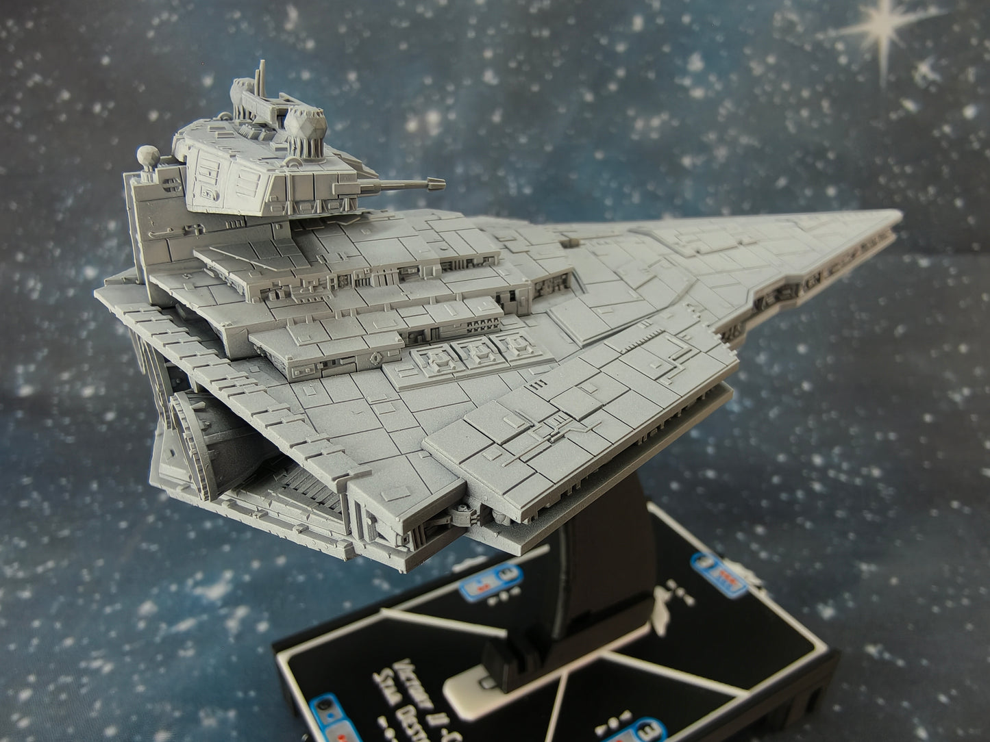 Imperial Victory II Star Destroyer – Length:94mm - 3D printed Armada Nexus/Legacy Upgrade