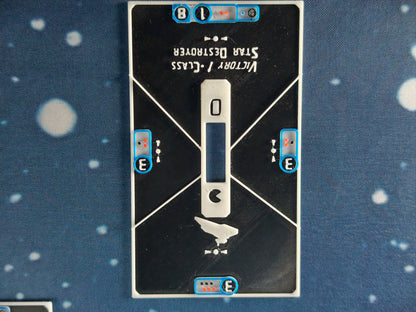 Imperial ship Base tokens – Compatible with Armada Scale games