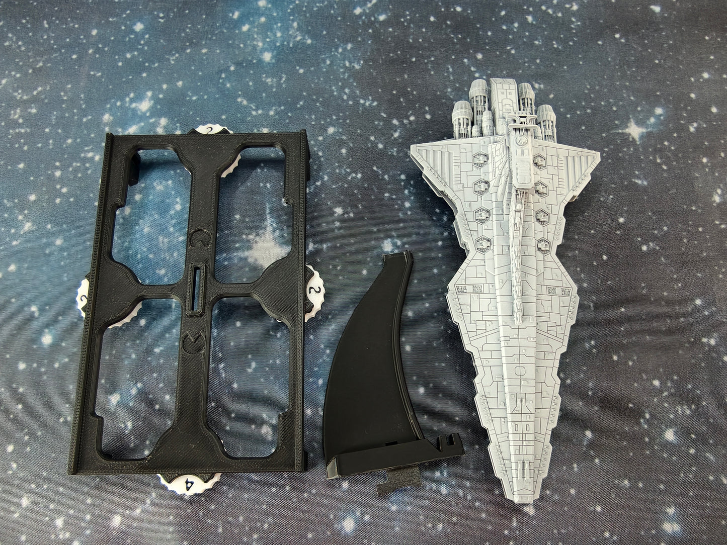 Republic Servator Star Destroyer – Length:166mm - 3D printed Armada Nexus/Legacy Upgrade