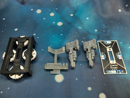 UNSC Stalwart-Class Frigate (50mm) – Compatible with Halo Fleet Armada