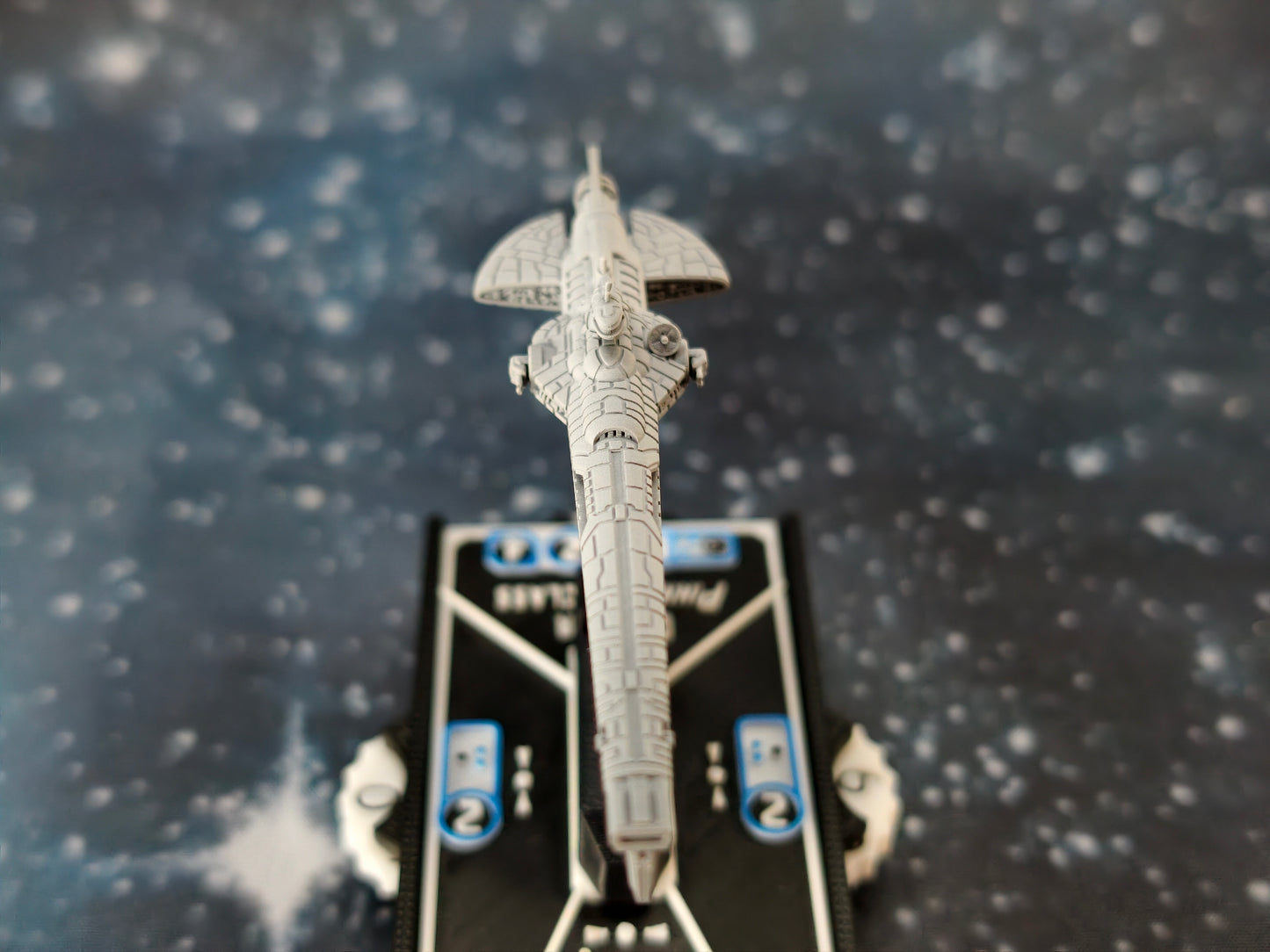 CIS Geonosian "Pinnace" Corvette – Length:85mm - 3D printed Armada Nexus/Legacy Upgrade
