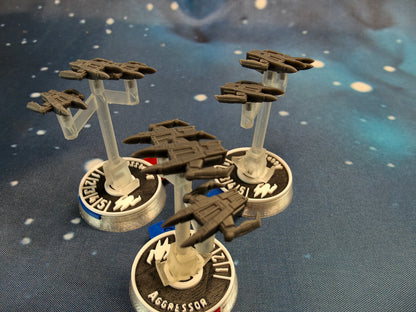 Imperial Aggressor Squadron – 9pcs - Compatible with Armada scale games