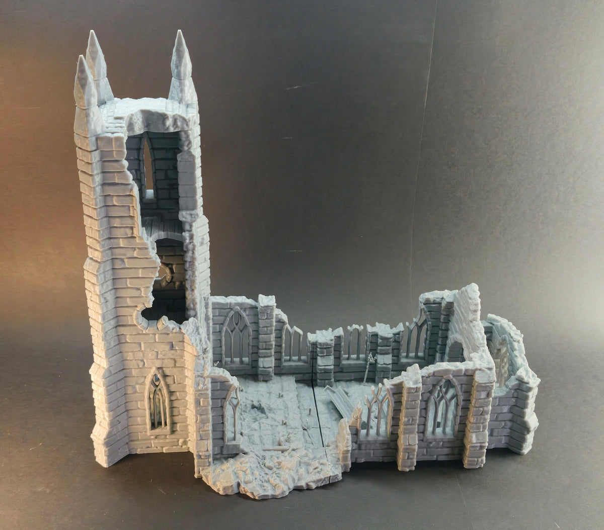 Ruined Cultist Church – 28mm/32mm Wargaming Scenery