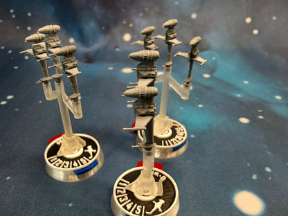 Rebel B-Wing Squadron – 9pcs - Compatible with Armada scale games