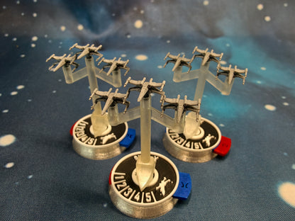 Rebel T65 X-Wing Squadron – 9pcs - Compatible with Armada scale games