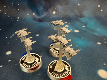 CIS Porax-38 Squadron – 9pcs - Compatible with Armada scale games