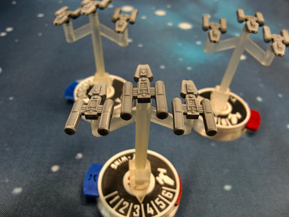 Rebel Y-Wing Squadron – 9pcs - Compatible with Armada scale games
