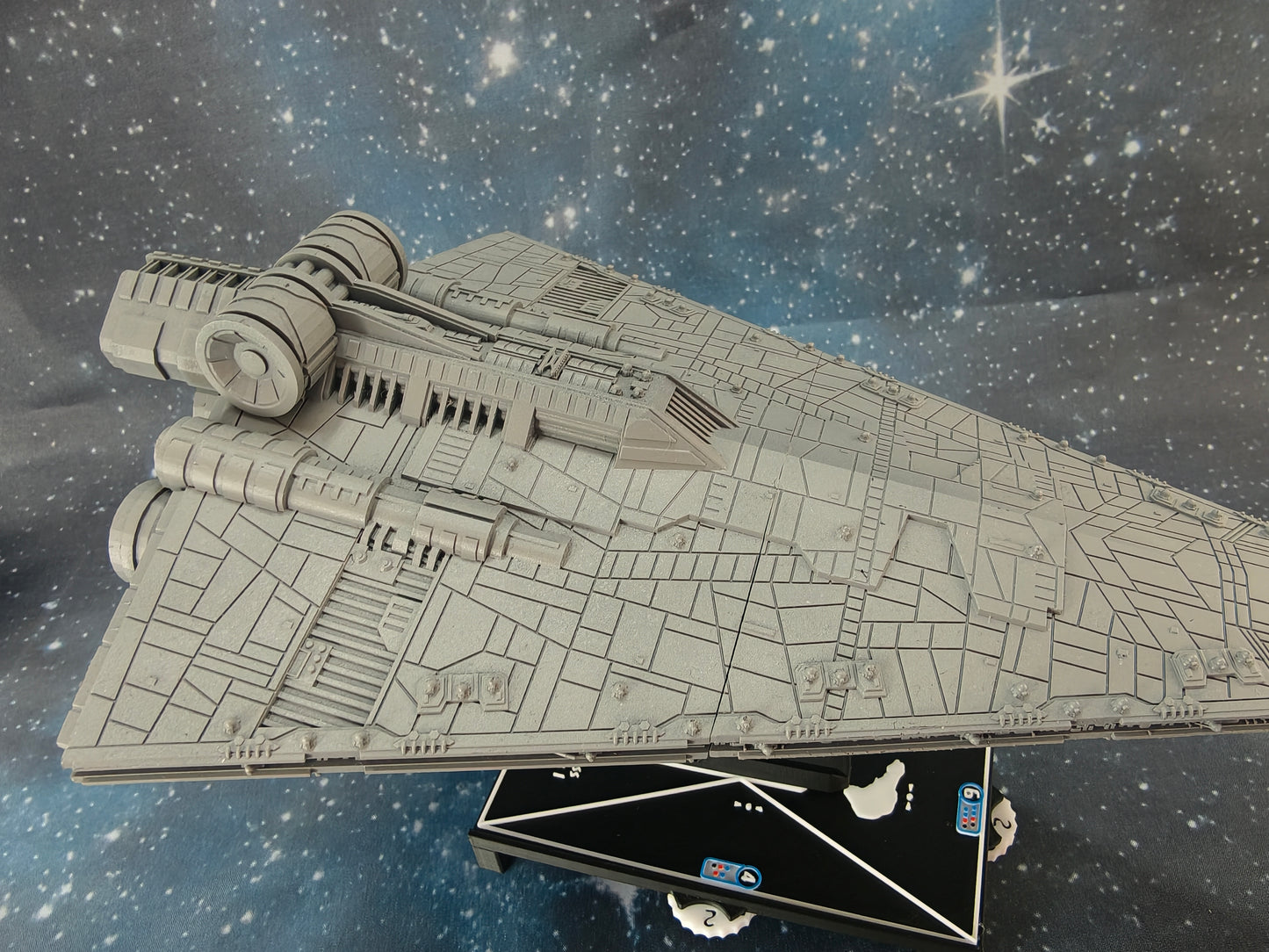 Praetor Mark 1 Battlecruiser – Length:287mm - 3D printed Armada Nexus/Legacy Upgrade