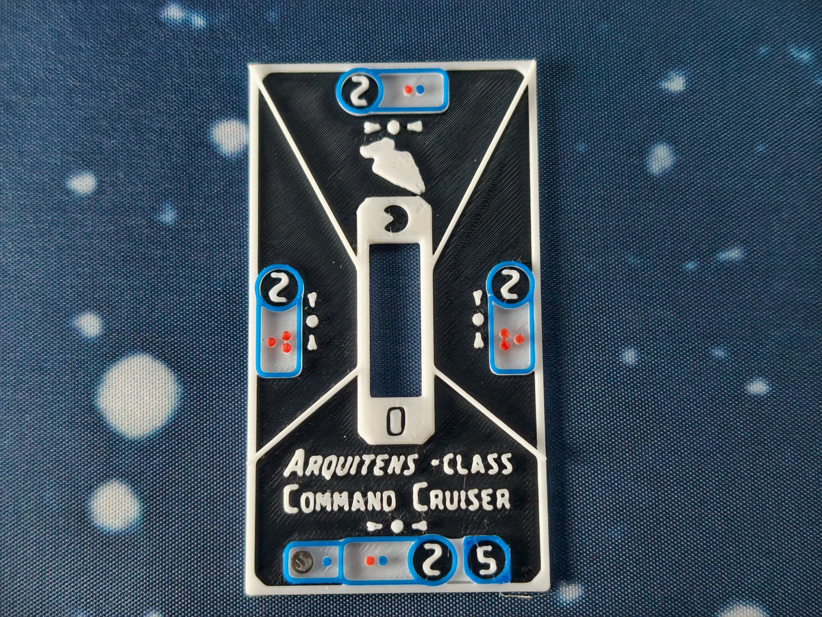 Imperial ship Base tokens – Compatible with Armada Scale games