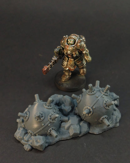Drowned Front: Sea Mines – 28mm/32mm Wargaming Scenery