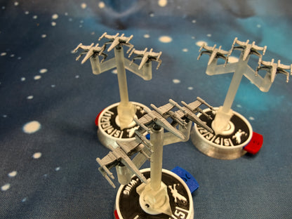 Rebel T65 X-Wing Squadron – 9pcs - Compatible with Armada scale games