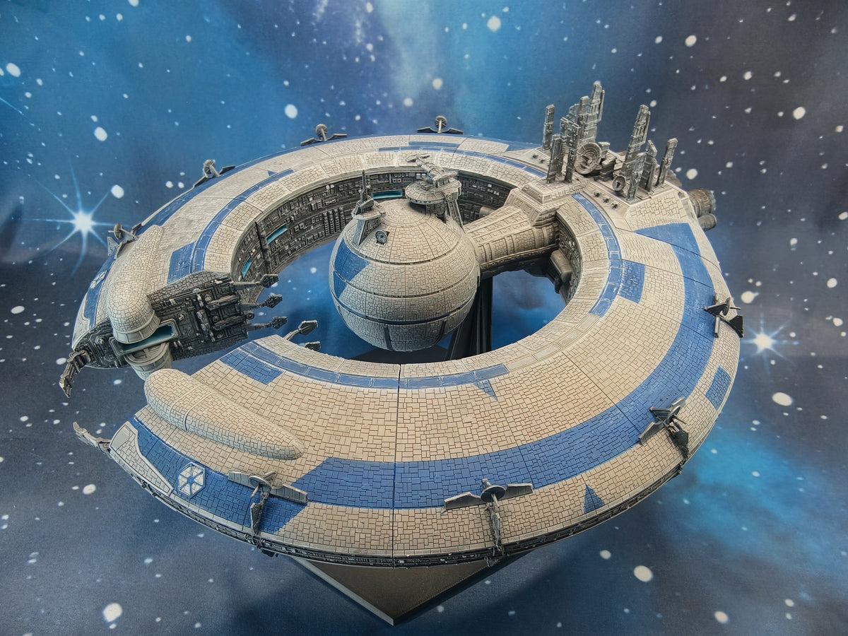 LucreHulk MK II Droid Control Ship (299*289mm) - Compatible with Armada scale games