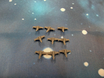 Rebel Z95 Headhunter Starfighter Squadron – 9pcs – 3D printed Armada model
