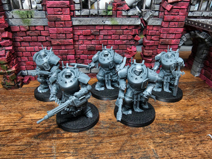 Heavy Mechanized Unit Squad by Red Pilgrim Miniature