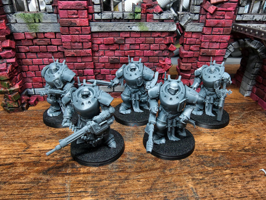 Heavy Mechanized Unit Squad by Red Pilgrim Miniature