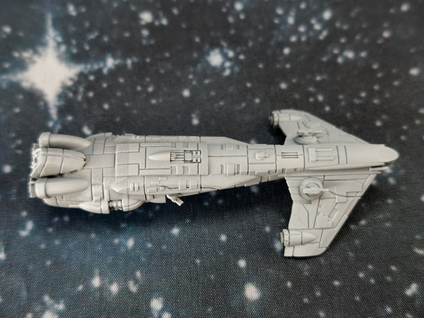 Rebel Longfin Quarren Corvette – Length:90mm -  3D printed Armada Nexus/Legacy Upgrade