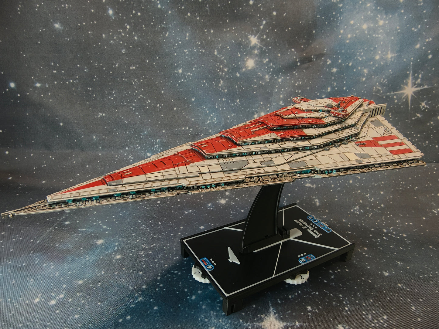 Resurgent-Class Star Destroyer resin miniature side view