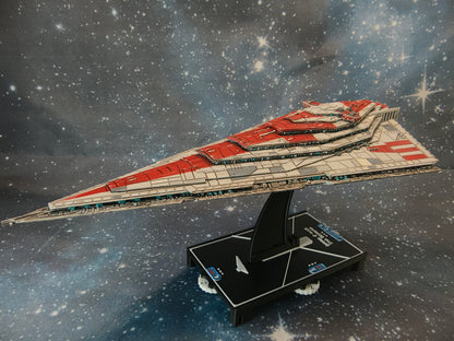 Resurgent-Class Star Destroyer resin miniature side view