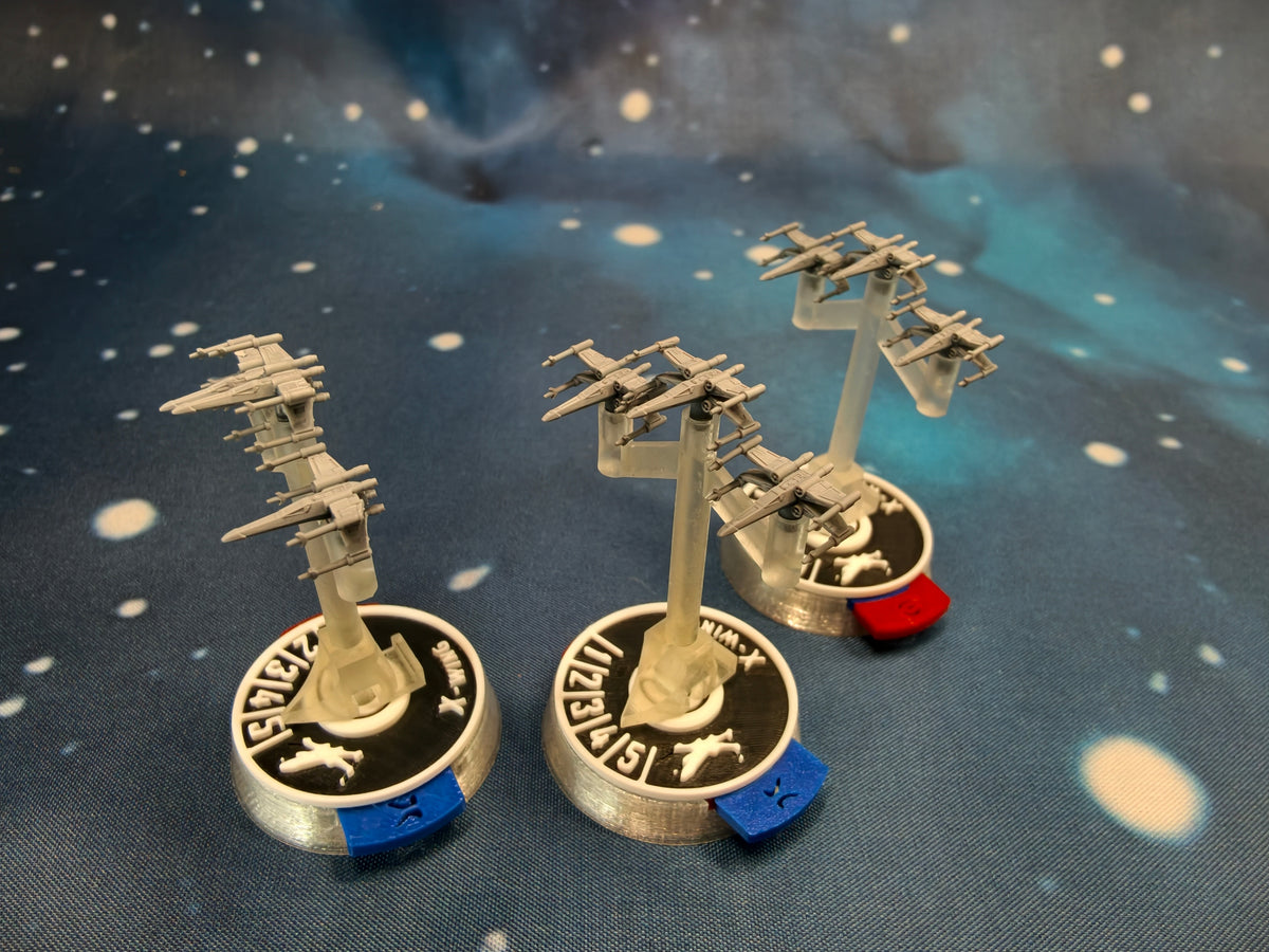 Rebel T65 X-Wing Squadron – 9pcs - Compatible with Armada scale games